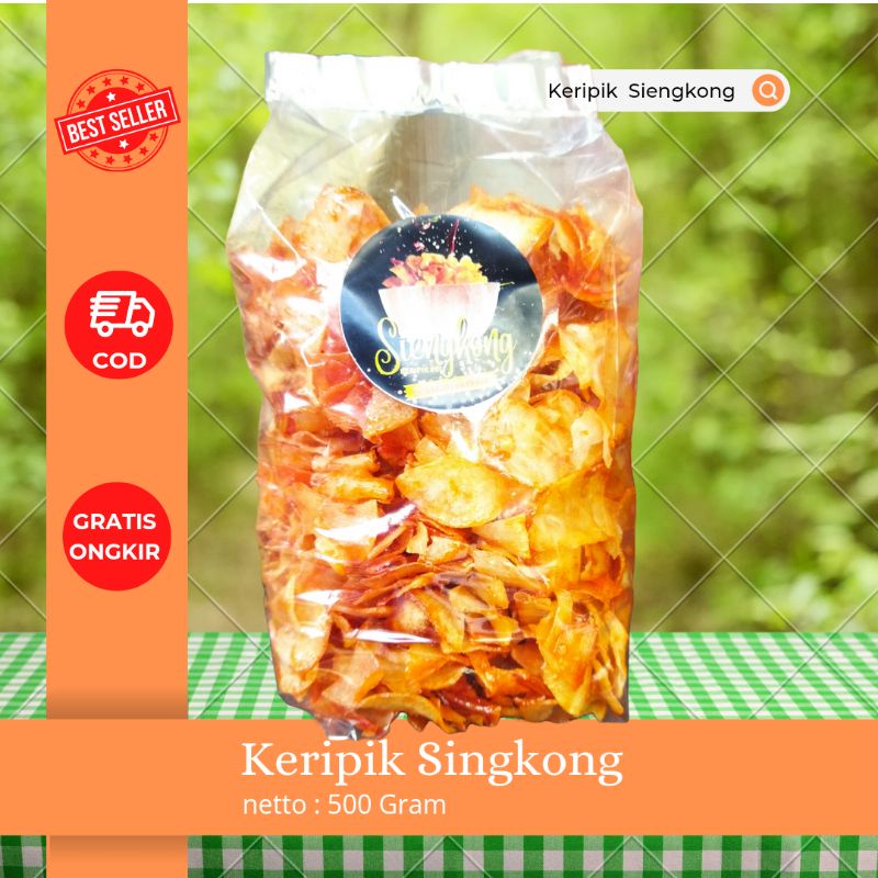 

KERIPIK SINGKONG 1/2 KG PEDAS MANIS