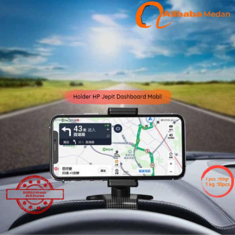 Car Holder HP Jepit Holder Hp Jepit Dashoard Mobil Universal Holder Jepit Hp Multifungsi Holder HP D