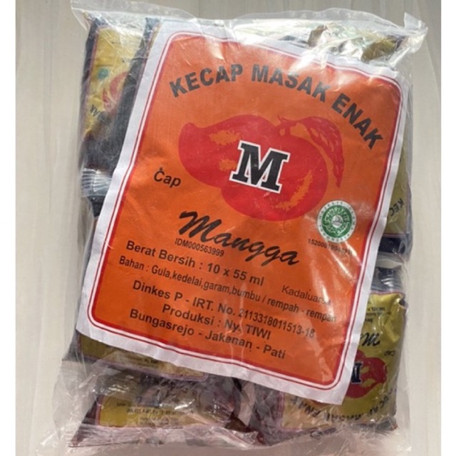 

Kecap Mangga 55ml isi 10 pcs