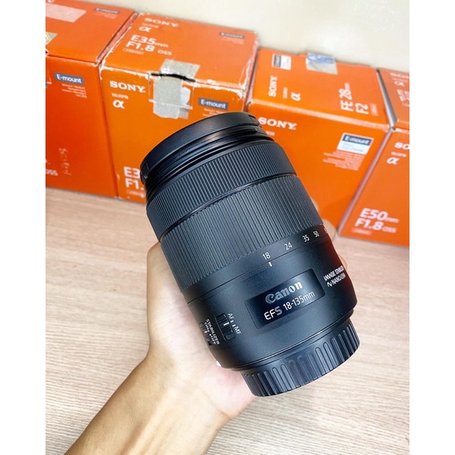 LENSA CANON 18-135MM STM  - LENSA ZOOM CANON - LENSA TELLE CANON TERMURAH