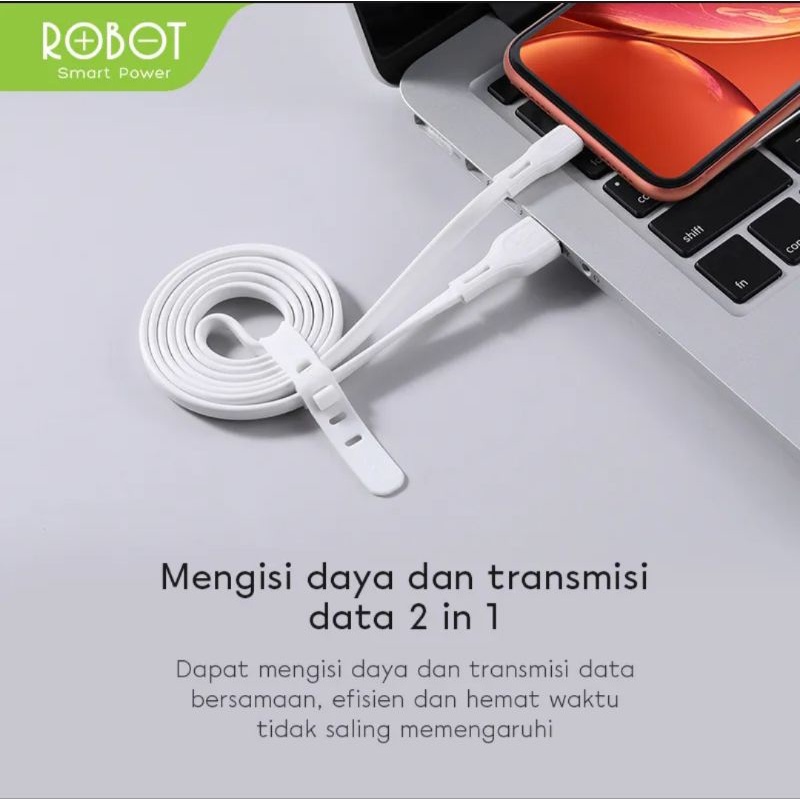 KABEL DATA FOR IPHONE FAST CHARGING 2A 100CM ROBOT RDL100S
