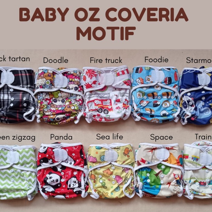 BABY OZ COVER CLODI TIPE COVER CEPAT KERING MUDAH DIBERSIH