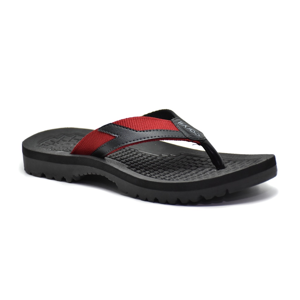 Carvil Forado TP Sandal Jepit Casual Anak Laki-laki Black Red _A108
