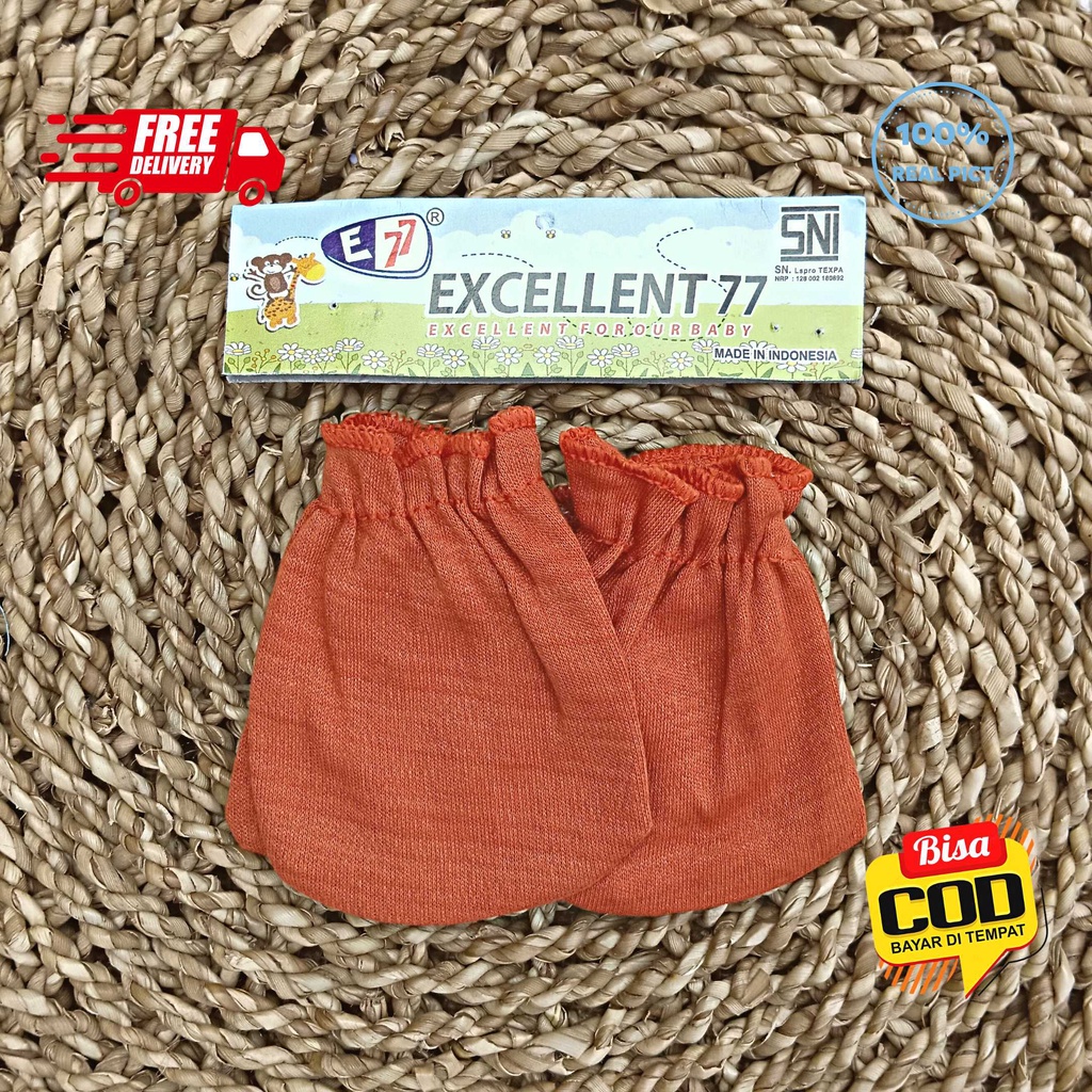 Sarung Tangan dan Kaki Bayi EARTH SERIES COLOR Merk SNI Excellent 77