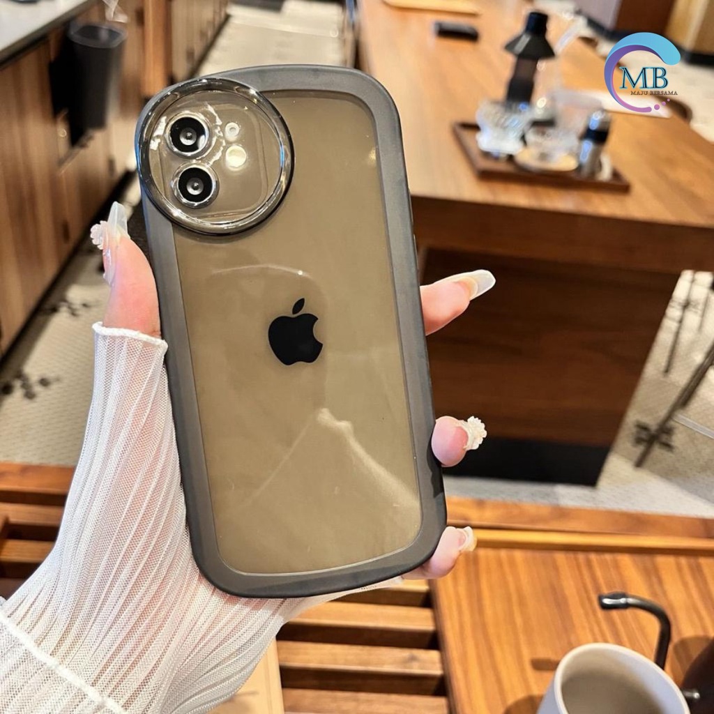 SOFTCASE CLEAR TRANSPARAN HITAM BENTUK OVAL FOR OPPO A71 A74 A95 A8 A31 A83 F1S A59 F5 YOUTH F7 F11 PRO RENO 4F F17 5 5F F19 A94 7 8 8Z 7Z 9 PRO MB4220