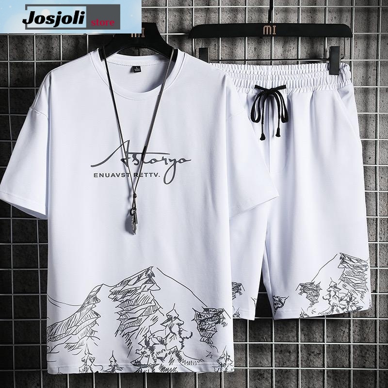 JOSJOLI_STORE/Stelan Astaryo/Satu Stel Atasan dan Bawahan Pria Dewasa/L XL XXL