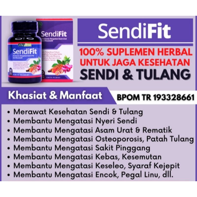 

sendifit (asem urat dan reumatik)