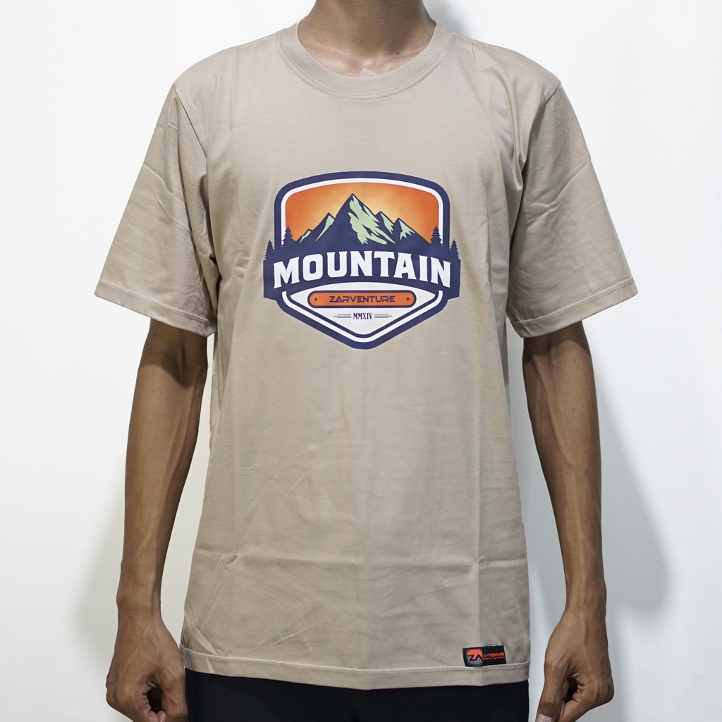 kaos tshirt tema adventure hiking zarventure 1005