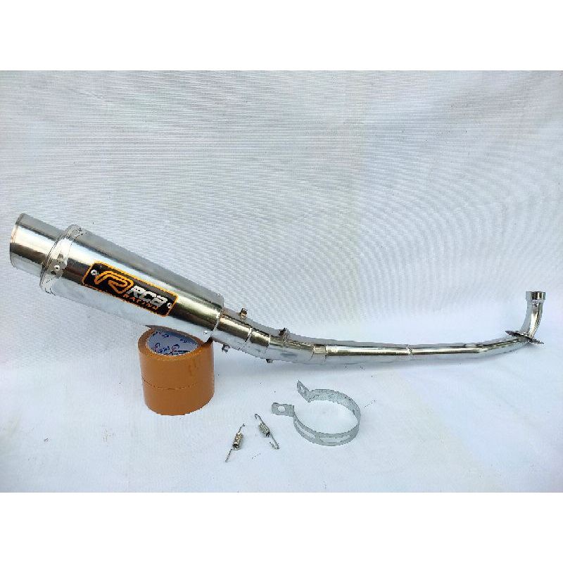 knalpot motor racing RCB all bebek Kaze R Kawasaki bebek C70 Jupul Jupiter shogun smesh Revo Blade w