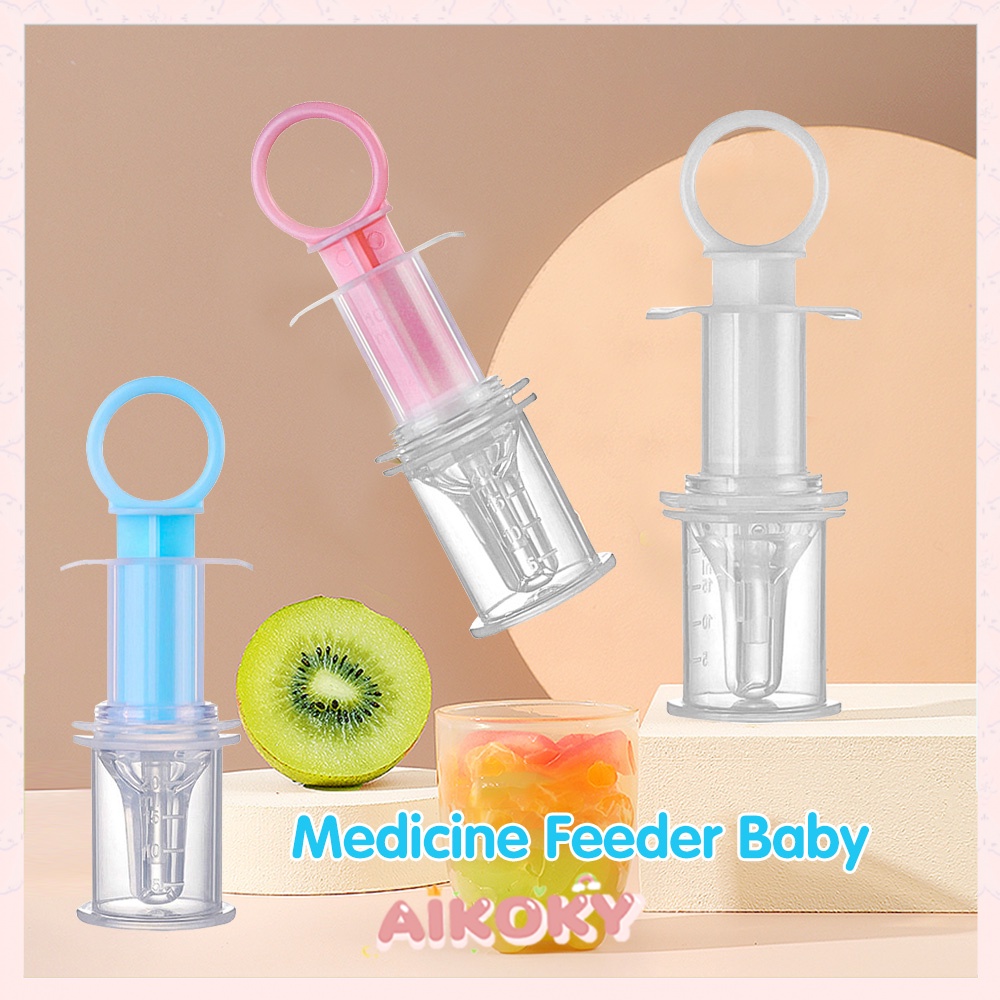 Aikoky Penyuap suntik bayi/Pipet obat bayi/Medicine feeder baby