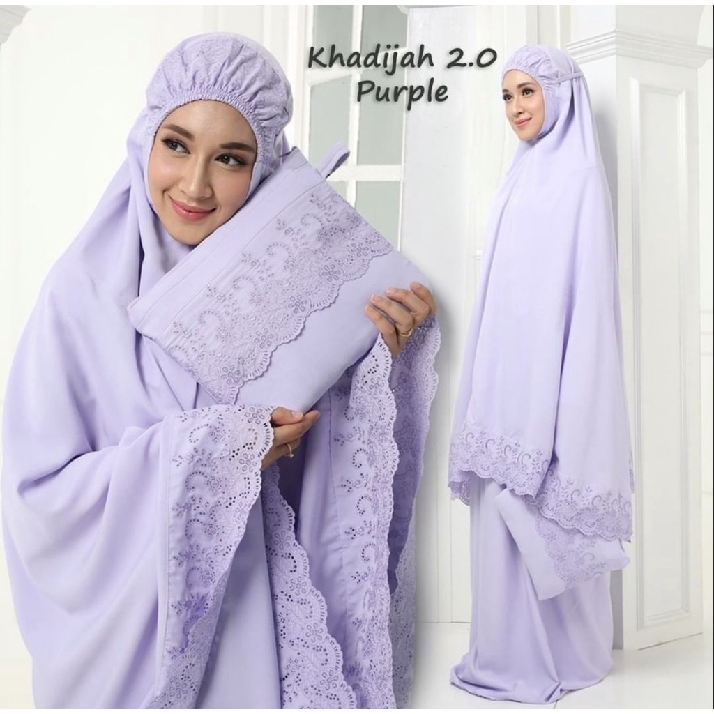 MUKENA KHADIJAH JUMBO / MUKENA DEWASA JUMBO / MUKENA PREMIUM KHODIJAH TERMURAH