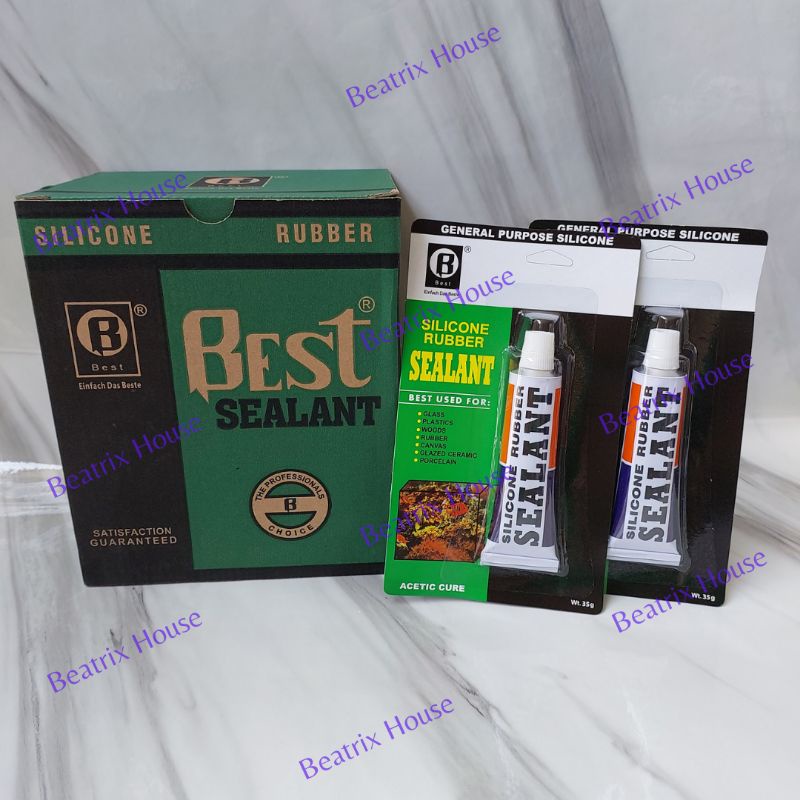 

Lem Kaca Best Sealant clear 35gr