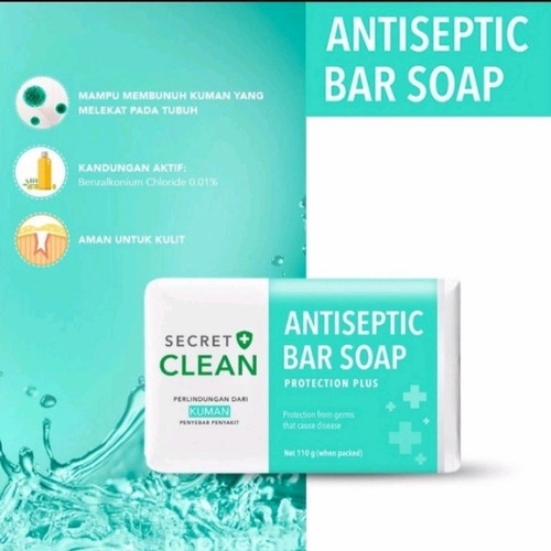SECRET CLEAN ANTISEPTIC BAR SOAP 110GR