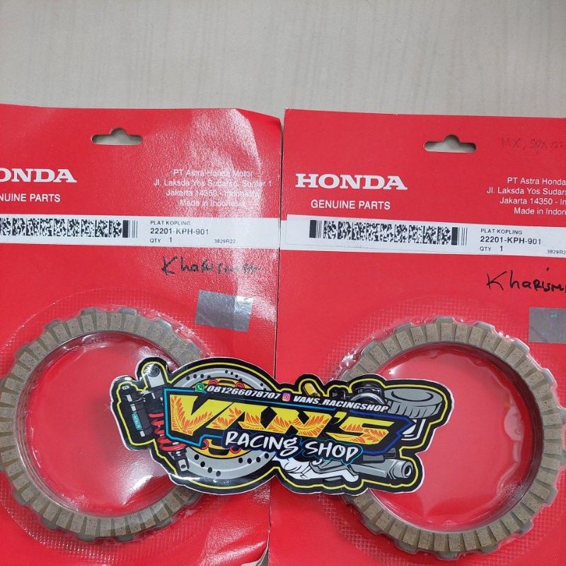 KAMPAS KOPLING KAIN KLOS ORI HONDA KHARISMA / SUPRA 125