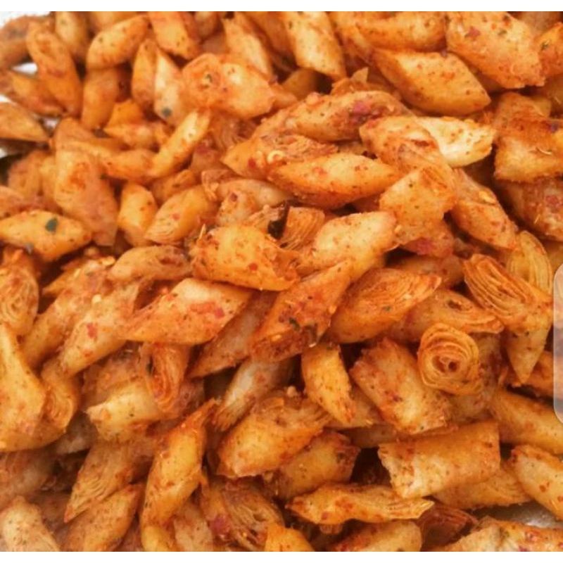 

SNACK KILOAN LUMRING PEDAS KEMASAN 250g gurih renyah