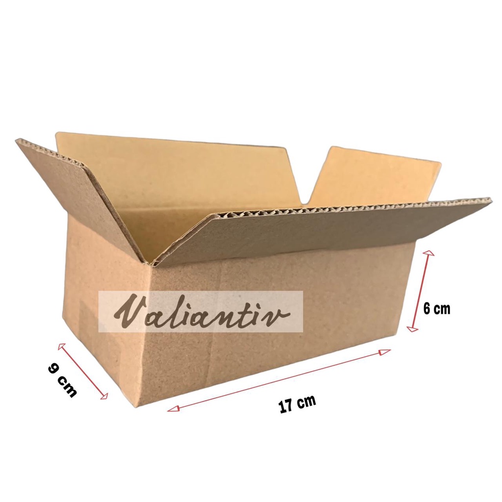 

Box kardus baru 17x9x6 polos baru Bisa muat kacamata 5 pcs