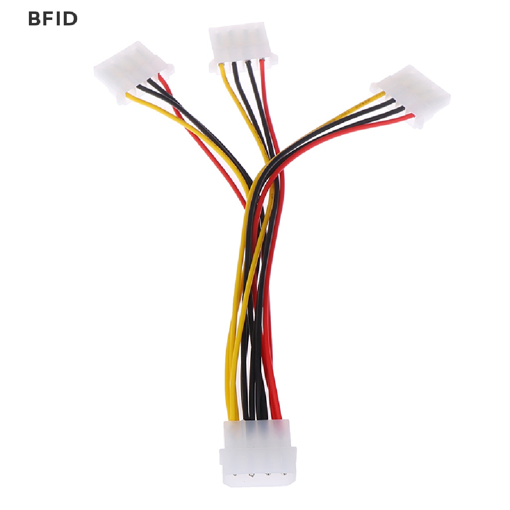 [BFID] 4pin IDE 1-ke-3 Molex IDE Female Power Supply Splitter Exentsion Adapter Kabel [ID]