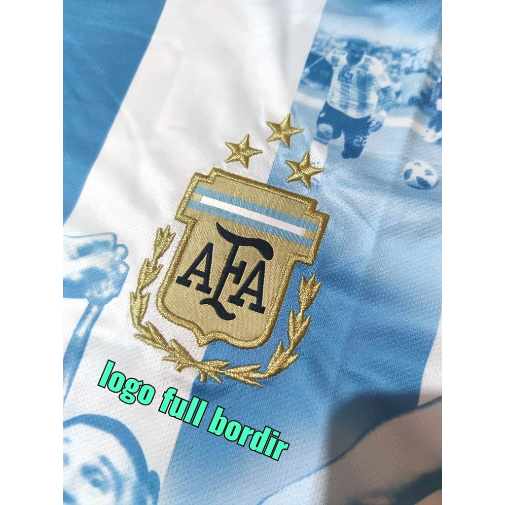 Jersey Baju Bola Argentina Special Juara Dunia 2022 Grade Ori