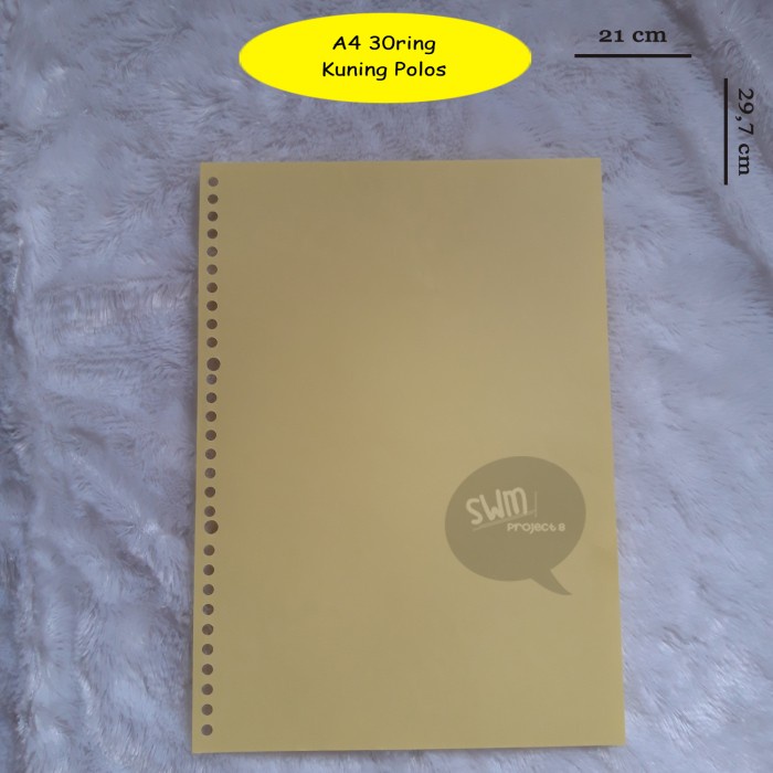 

Kertas A4 30Ring Refill Loose Leaf Isi Binder Filler Kertas File Polos Putih