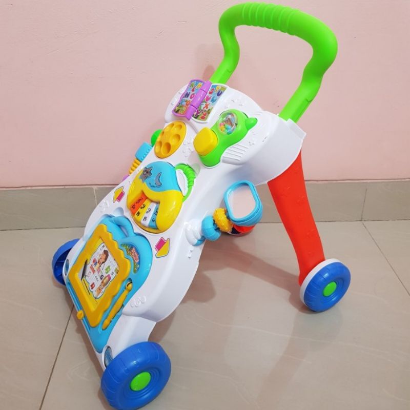 Mainan Baby Push Walker Edukasi - Alat Belajar Jalan Anak Bayi Edukatif