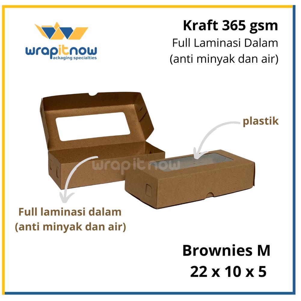 

[ZQ958] Dus Kraft 22x10x5 / Brownies M/Dus Donat Isi 3 dus roti/ dus cookie/ box Kraft/ pabrik dus/ dus coklat wtgyg