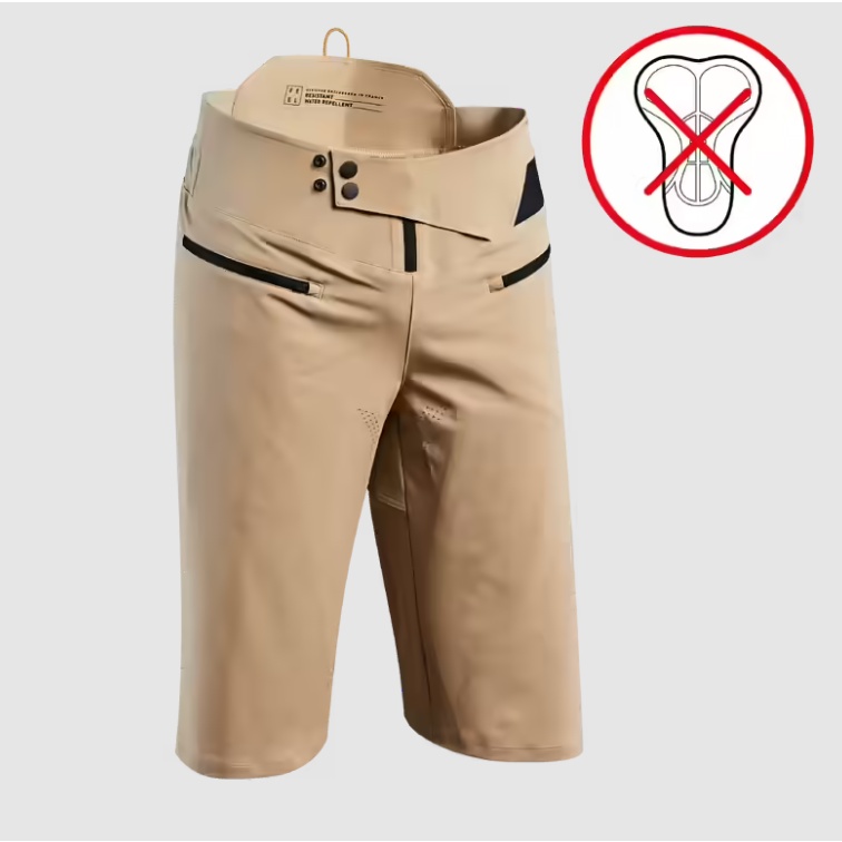 ROCKRIDER Celena Pendek Untuk Bersepeda Gunung Pria Elastis 2 Saku