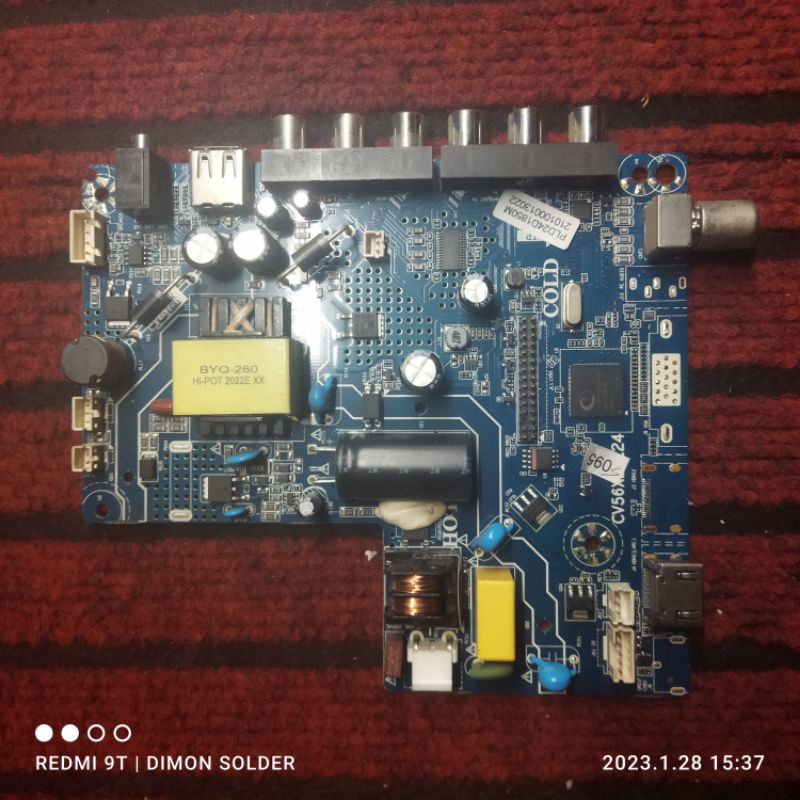 MB MAINBOARD TV POLYTRON PLD 24D1850M - PLD 24D1850