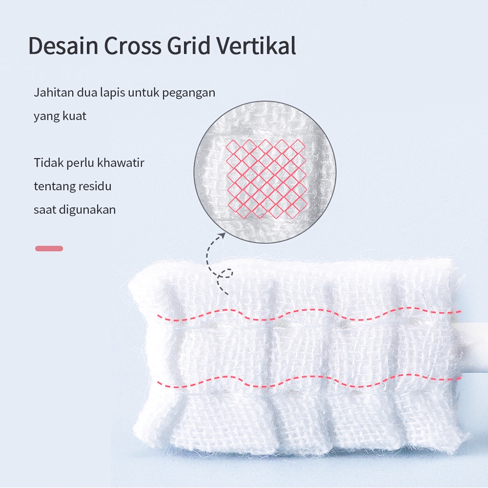 Baby Oral Cleaner Kassa Stick Pembersih Mulut &amp; Lidah Bayi Sikat Pembersih Susu Kassa Lidah Lembut / 1 Stick / Kasa Pembersih Lidah Gigi Bayii