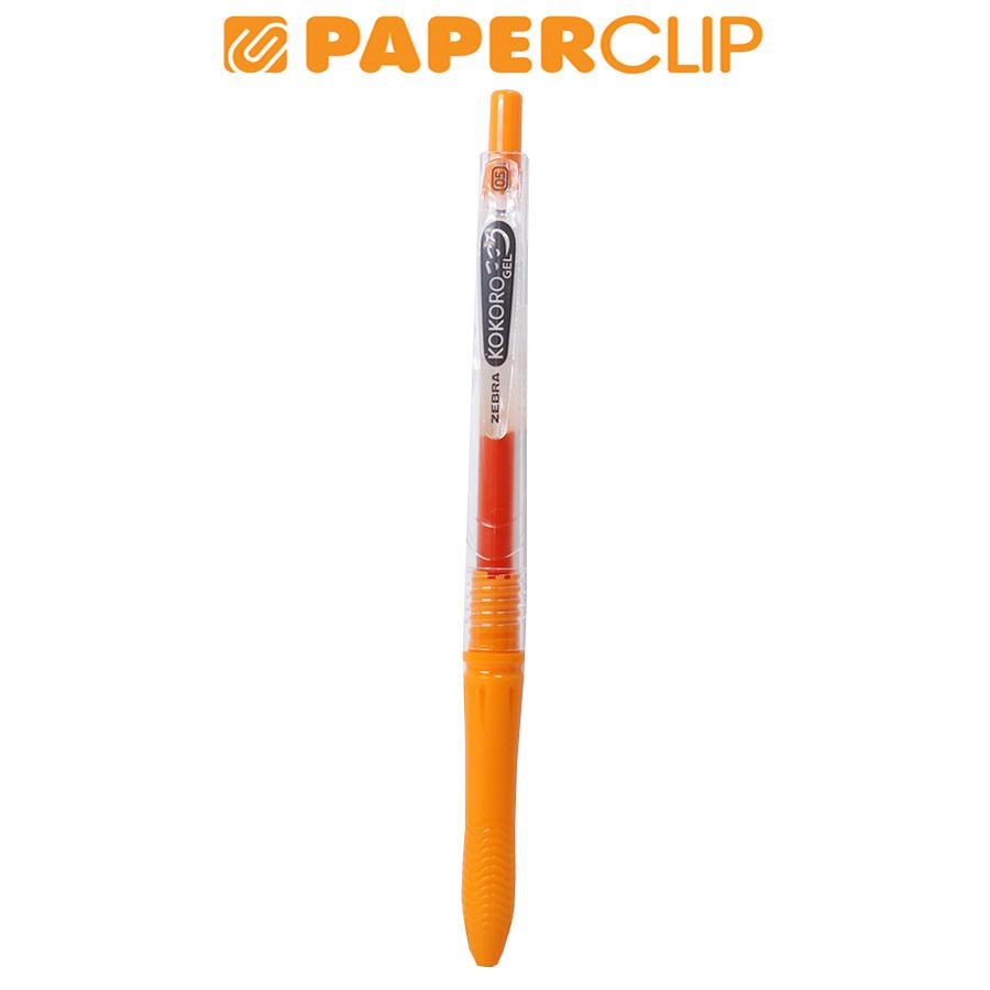 

PULPEN/BALLPOINT/PEN ZEBRA KOKORO GEL 05 ORANGE