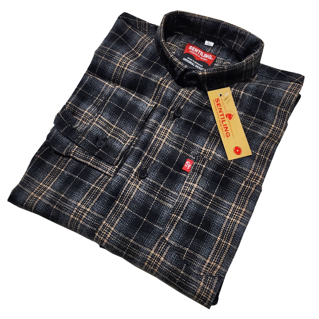 Kemeja Flanel Impor Pria Distro Flannel Lengan Panjang Pria,Kemeja Kotak Kotak Pria Lengan Panjang-FPS26