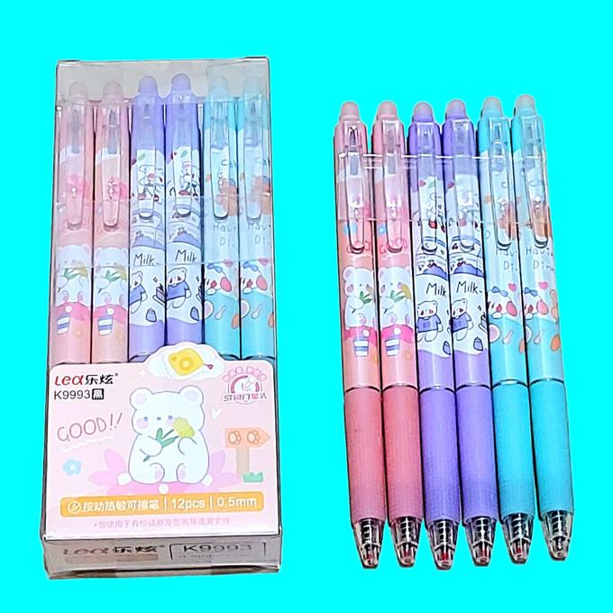 

HOT PROMO Erasable pen Pulpen Bolpen bisa hapus Cetek Mekanik ODEMEI isi 12 pcs