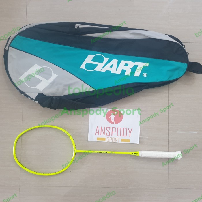 Murah Raket Badminton Hart Pyrofeel X-1 Kuning Bonus Tas Sale
