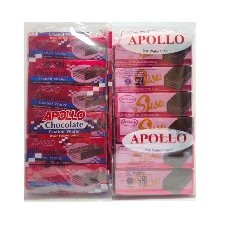 

Terbatas _ Waffer Apollo Legendaris 12 Pcs Coklat & Susu ♣