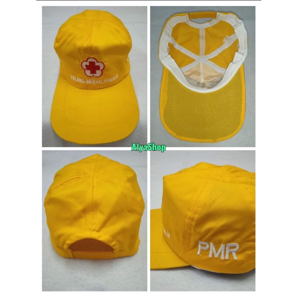 Topi PMR Kuning Bordir