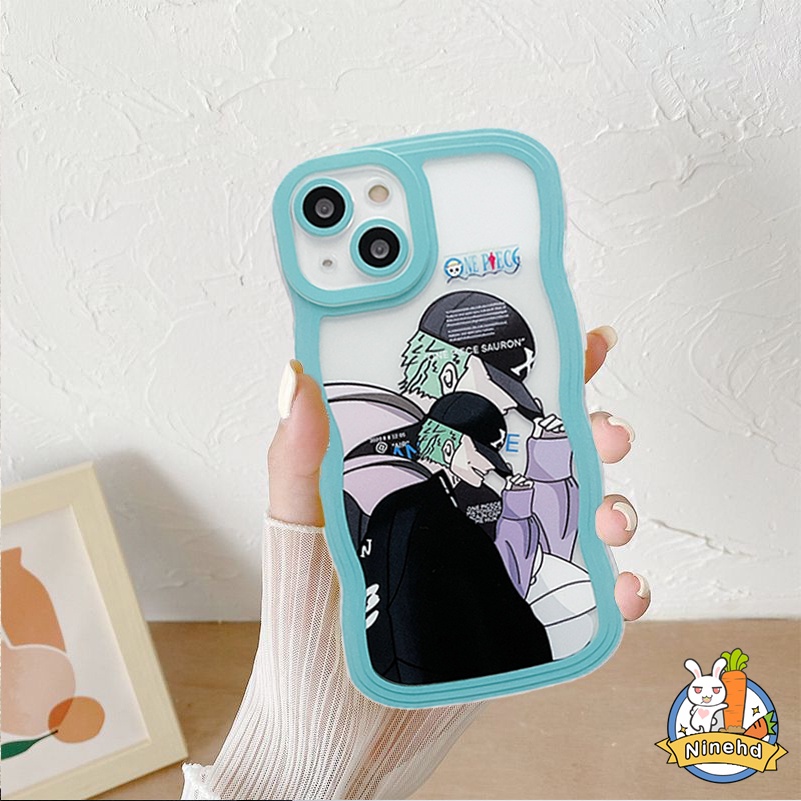 Oppo A17 A17K A77 A77s A57 A16 A16k A15 A15s A3s A5s A76 A96 A74 A54 A93 A94 A95 A92 A52 A53 A7 A5 A9 A7 F11 F9 Reno 7 6 5 Pro 8Z 7Z 6Z Fashion Anime One Piece Casing Hp Wavy Edge