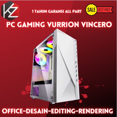 PC Rakitan Intel Core i3 10105F ( GTX 1650 4GB ) Gen 10 Siap Gaming editing &amp; Rendering