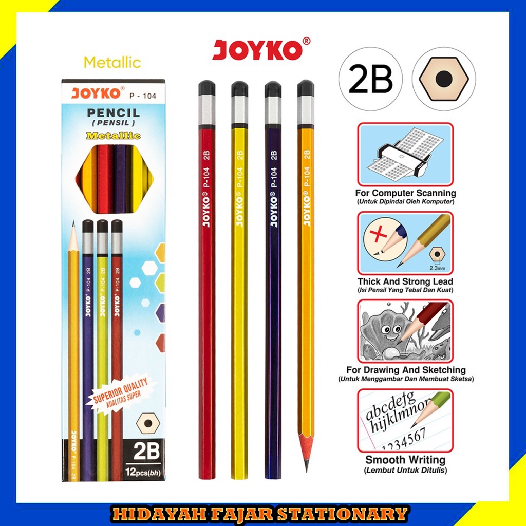 

Pensil 2B / Pensil Joyko P - 104