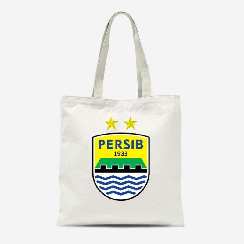 Tas Tote bag persib bandung Pria Wanita Pakai Resleting