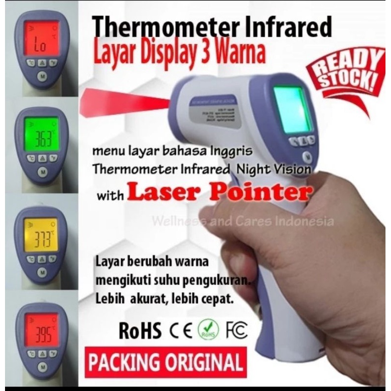 Termometer Infrared Digital / Termometer Tembak / Gun