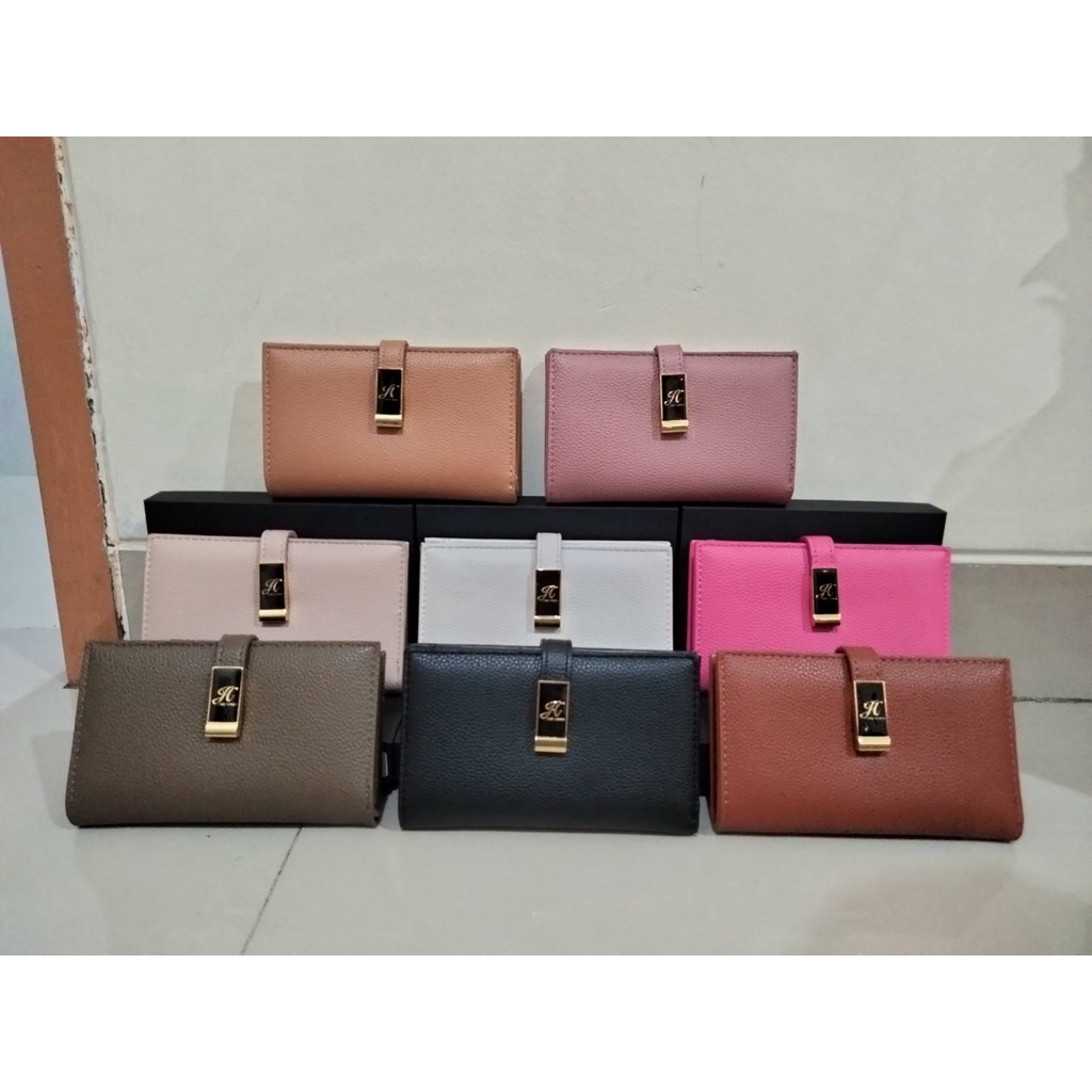 Jims Honey - Viola Wallet (Free Box) &amp; Vallerie Wallet (Free Box) Dompet Panjang Dompet Lipat