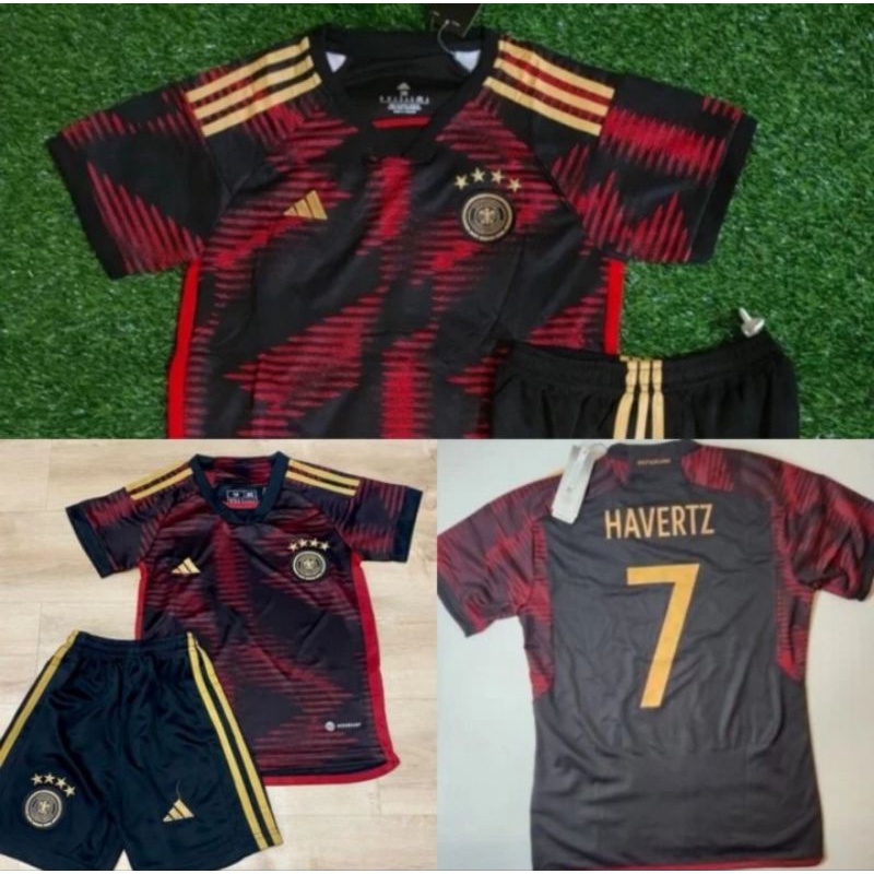 JERSEY BAJU BOLA ANAK JERMAN AWAY KIDS 2022 GRADE ORI