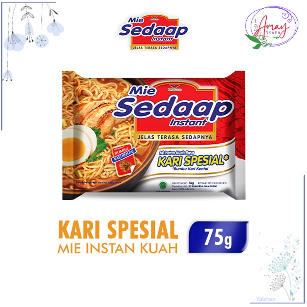 

[ASJ] Bisa COD - SEDAAP Mie Instan Kari Kental Special Bag 75GR