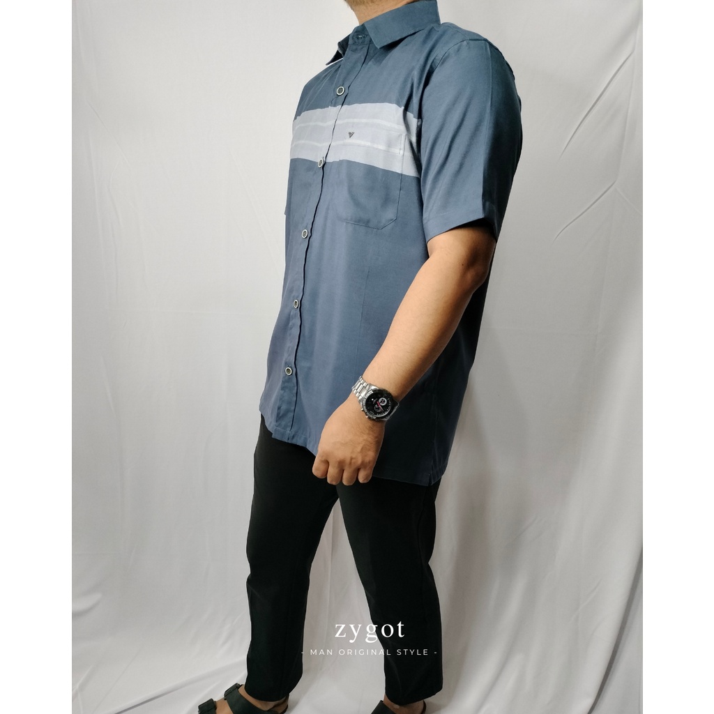 Kemeja/Hem Pria Dewasa Bahan Polynosic By Zygot - Earth Series #1