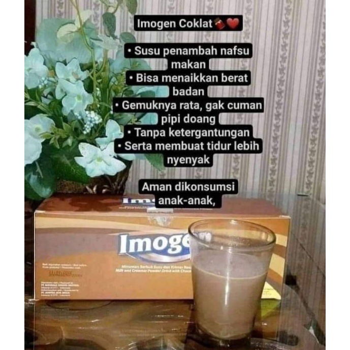 IMOGEN COKLAT SUSU HERBAL GEMUK ISI 30 SACHET ORI