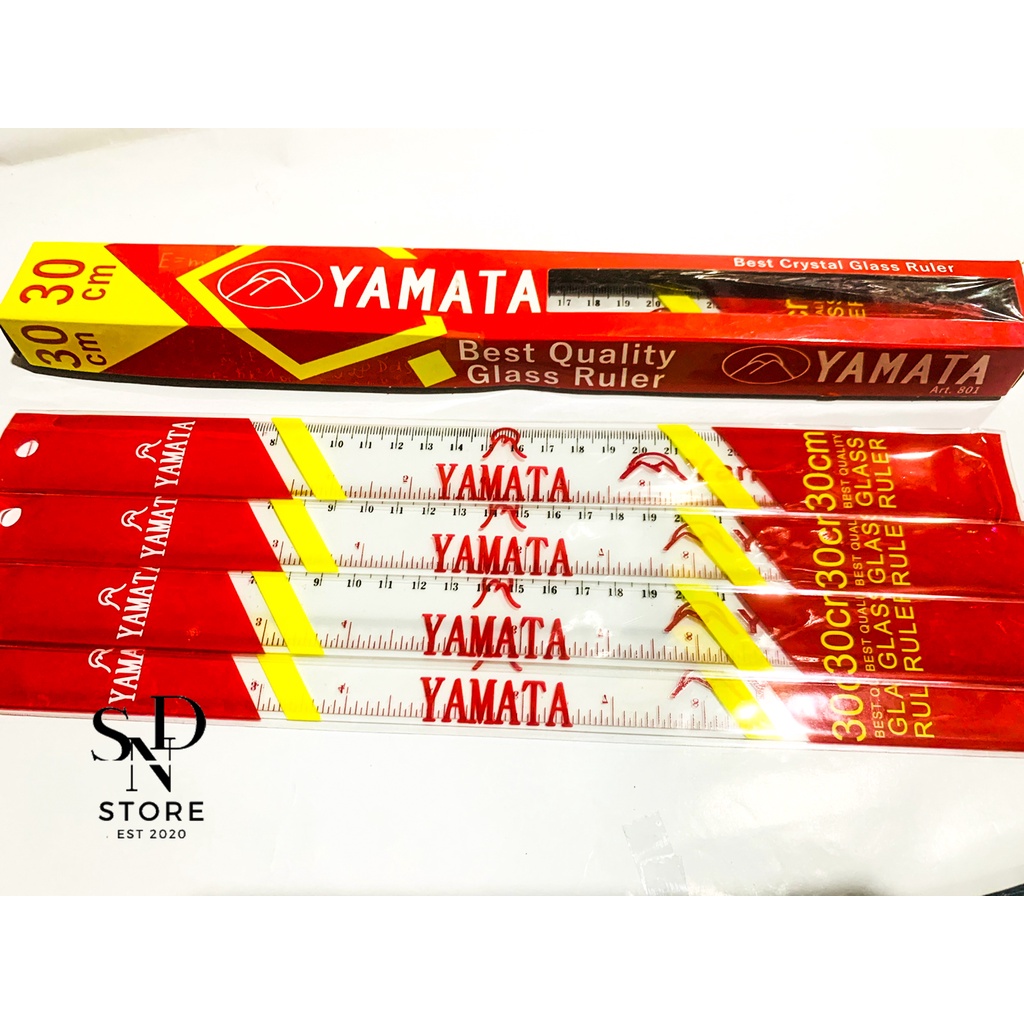 

Penggaris / garisan / Mistar 30 cm YAMATA Plastic Ruler - 1 pcs