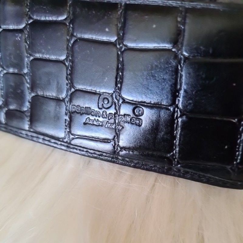 DOMPET KULIT PAPILON CROCODILE SKIN PRELOVED ORI