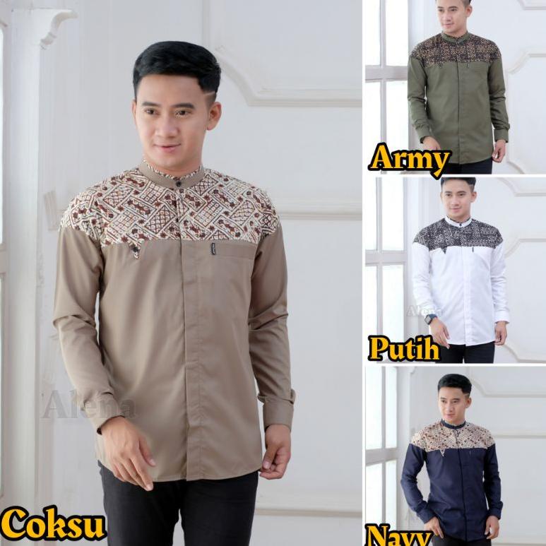 TREND TERKINI K884 Baju Koko Motif Farhan | Kemko Farhan Wafer Coksu Atasan Baju Melayu デ