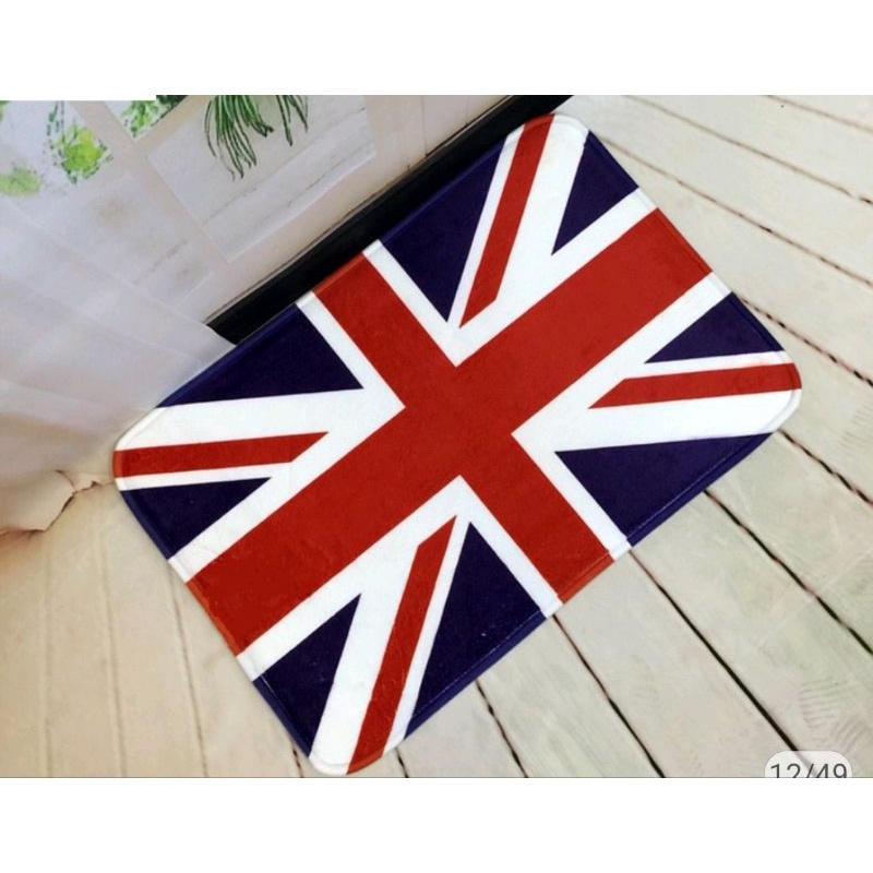 keset bendera england souvenir keset london anti selip keset Bendera inggris