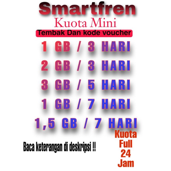 Isi ulang kuota internet Smartfren mini