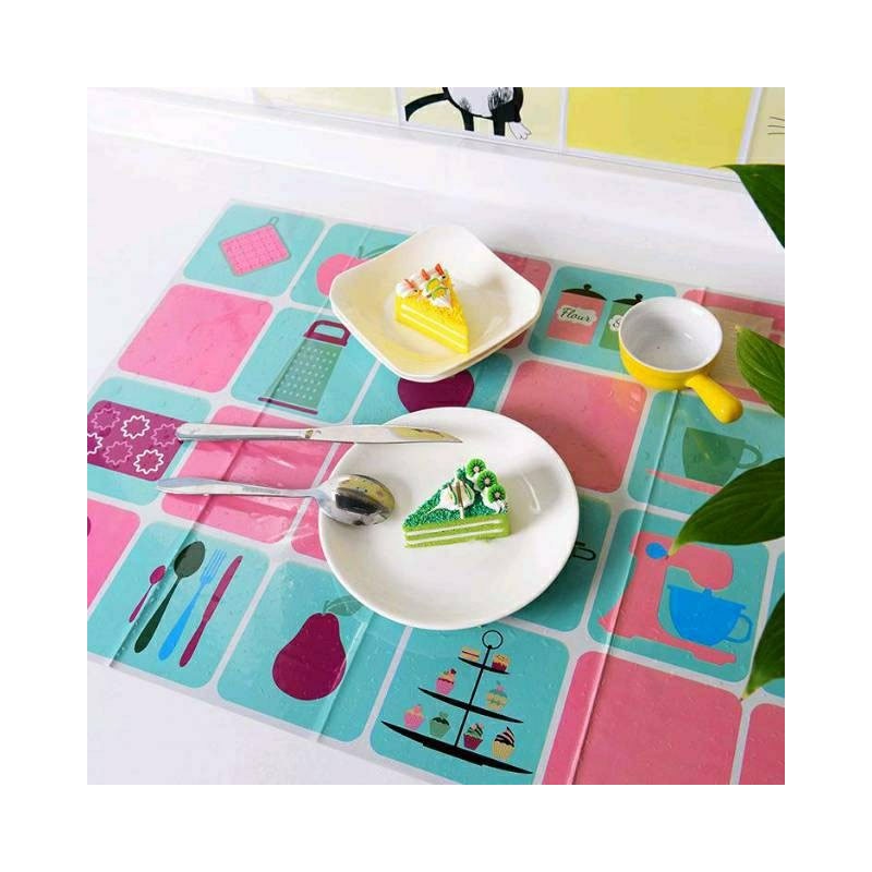 Stiker Dinding Dapur Anti Minyak Anti Panas Kitchen Wall Sticker Stiker Dapur Meja Karpet Cover Penutup Meja Wallpaper